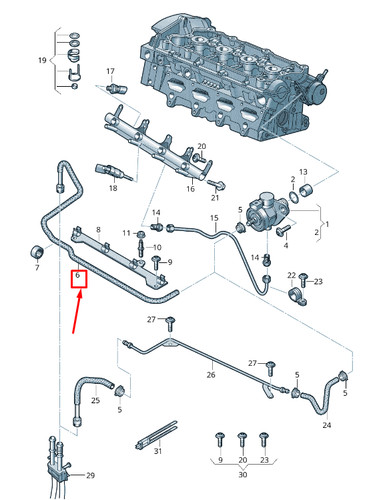 Audi kraftstoffschlauch - tt,